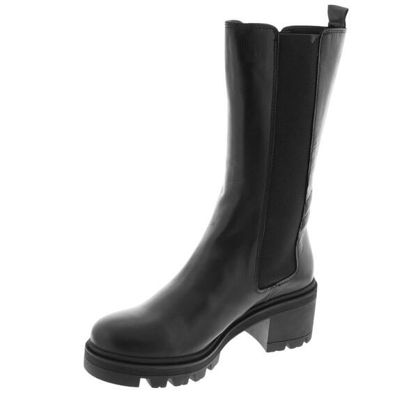 Miz Mooz Womens Bambina Tall Boot EU 36 US 5.5 Black Leather NWOB - Picture 1 of 13